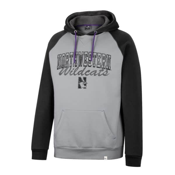 Northwestern University Wildcats Colosseum Men's Powell Pullover Hoodie