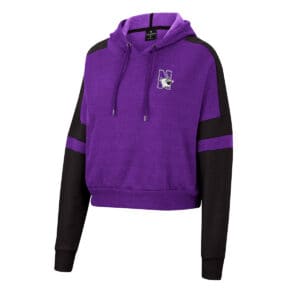 Northwestern University Wildcats Colosseum Ladies Paris Meet And Greet Hoodie