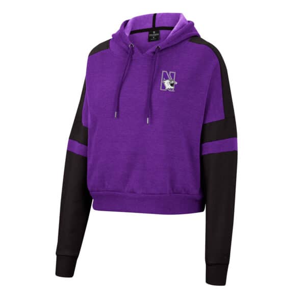 Northwestern University Wildcats Colosseum Ladies Paris Meet And Greet Hoodie