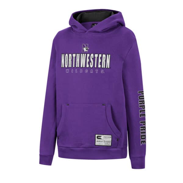 Northwestern University Wildcats Colosseum Youth Constable Pullover Hoodie