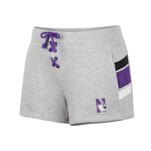 Northwestern University Wildcats Colosseum Ladies Ground Breaking Lace Up Short
