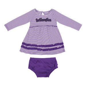 Northwestern University Wildcats Colosseum Infant Girls Who-Ville Dress & Bloomer Set