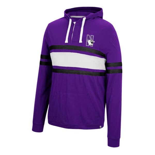 Northwestern University Wildcats Colosseum Men's Well? We'Re Waiting Henley