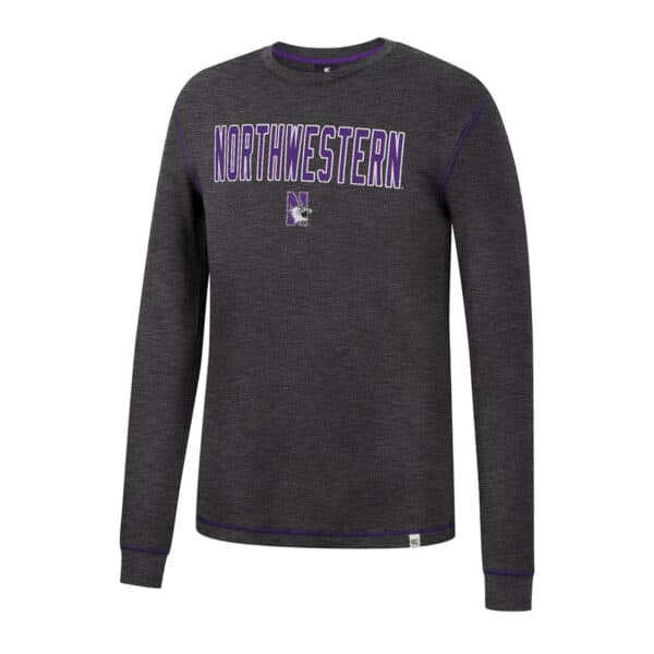 Northwestern University Wildcats Colosseum Men's Noonan L/S Thermal Tee