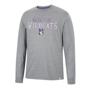 Northwestern University Wildcats Colosseum Men's You'Re In Charge? L/S Tee