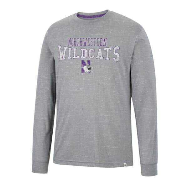 Northwestern University Wildcats Colosseum Men's You'Re In Charge? L/S Tee