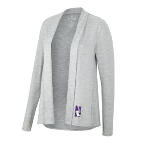 Northwestern University Wildcats Colosseum Ladies Charlton Cardigan