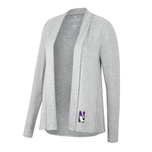 Northwestern University Wildcats Colosseum Ladies Charlton Cardigan