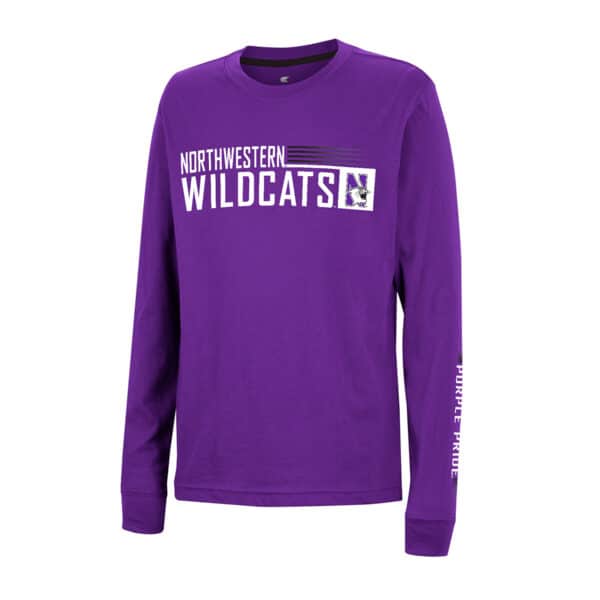 Northwestern University Wildcats Colosseum Youth Dahoo L/S Tee