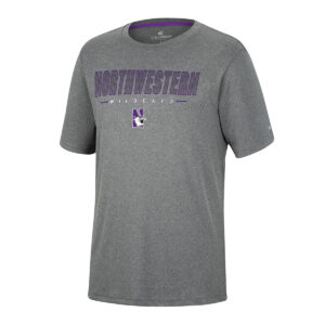 Northwestern University Wildcats Colosseum Men's High Pressure S/S Tee
