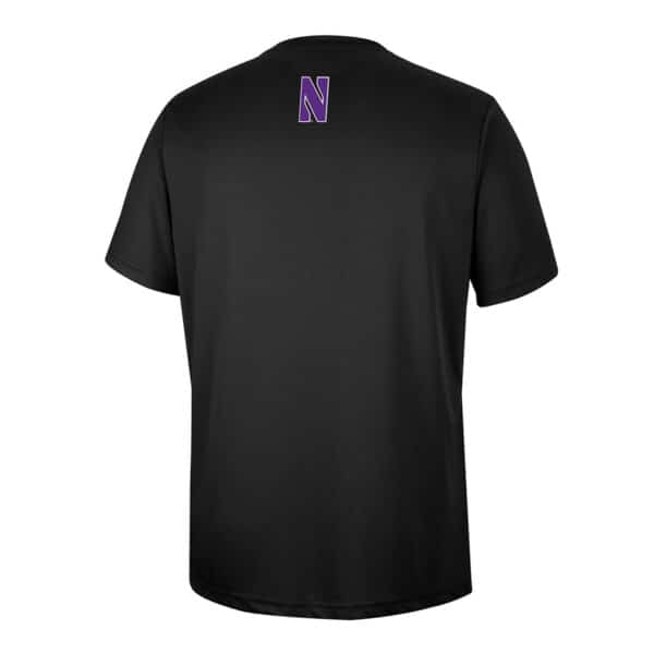 Northwestern University Wildcats Colosseum Men's Ty S/S Tee - Back Side