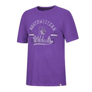 Northwestern University Wildcats Colosseum Men's Hook It In S/S Tee