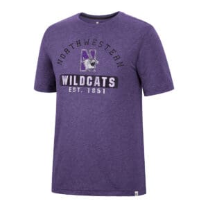 Northwestern University Wildcats Colosseum Men's Zen Philosopher S/S Tee