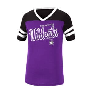 Northwestern University Wildcats Colosseum Girls Practically Perfect S/S Tee