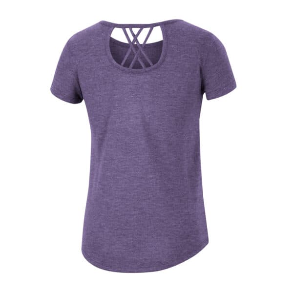 Northwestern University Wildcats Colosseum Girls Love To Laugh Strappy Tee - Back Side