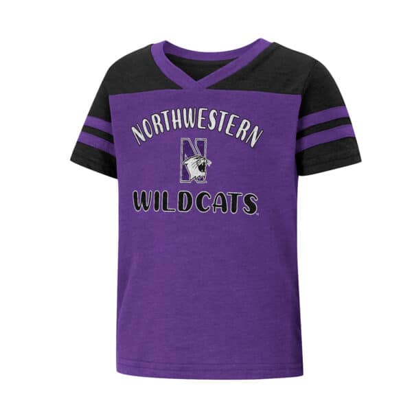Northwestern University Wildcats Colosseum Toddler Girls Piecrust Promise S/S Tee