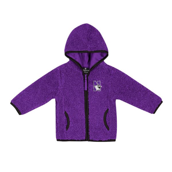 Northwestern University Wildcats Colosseum Infant Girls Walk In The Park Jacket