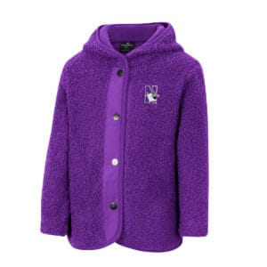 Northwestern University Wildcats Colosseum Toddler Girls Walk In The Park Jacket