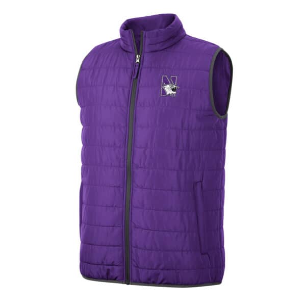 Northwestern University Wildcats Colosseum Men's  Membership Puffer Vest