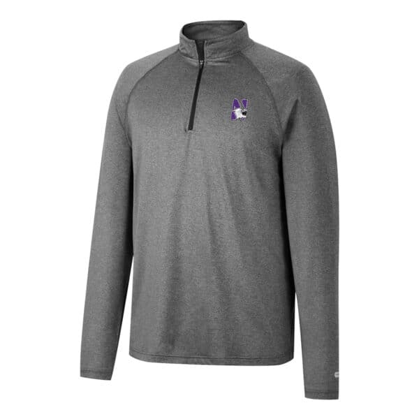 Northwestern University Wildcats Colosseum Men's Mens Earth 1St Recycled 1/4 Zip Windshirt
