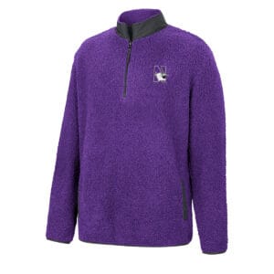Northwestern University Wildcats Colosseum Men's Keeping Score 1/4 Zip Jacket