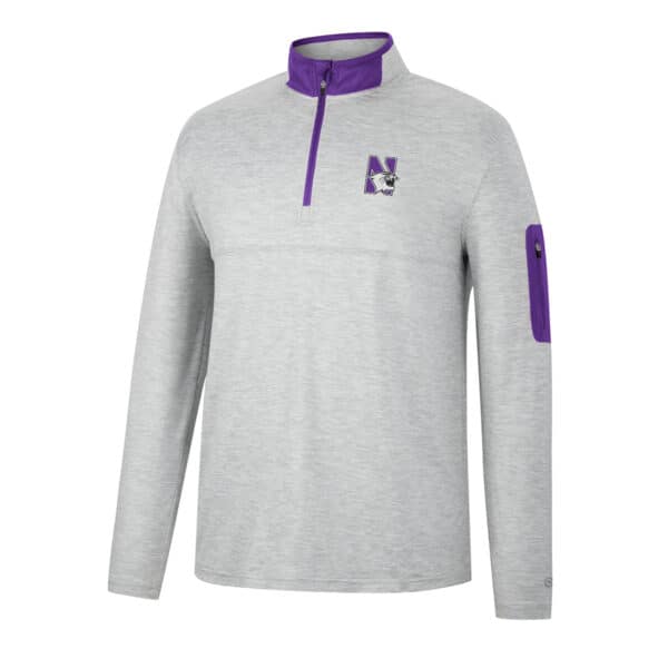 Northwestern University Wildcats Colosseum Men's  Country Club 1/4 Windshirt
