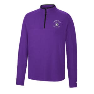 Northwestern University Wildcats Colosseum Men's Spaulding 1/4 Windshirt