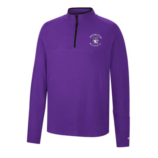Northwestern University Wildcats Colosseum Men's Spaulding 1/4 Windshirt