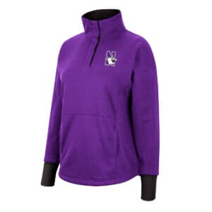 Northwestern University Wildcats Colosseum Ladies Fashion Week 1/4 Snap Jacket