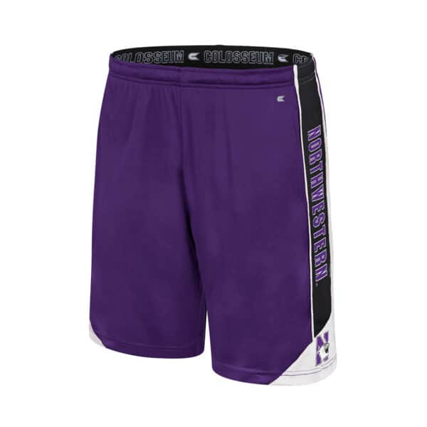 Northwestern University Wildcats Men's Colosseum Purple Haller Short 