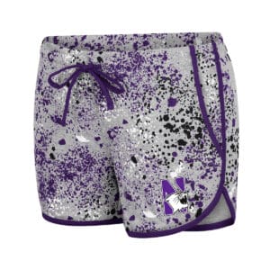 Northwestern University Wildcats Colosseum Ladies Love Fern Pocket Short