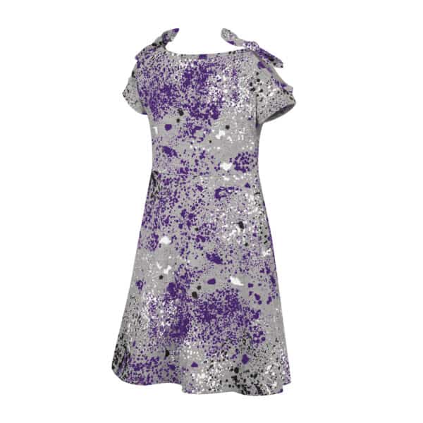 Northwestern University Wildcats Colosseum Toddler Girls Sweet Pea Dress - Back Side