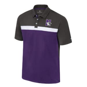 Northwestern University Wildcats Colosseum Men's Two Yutes Polo