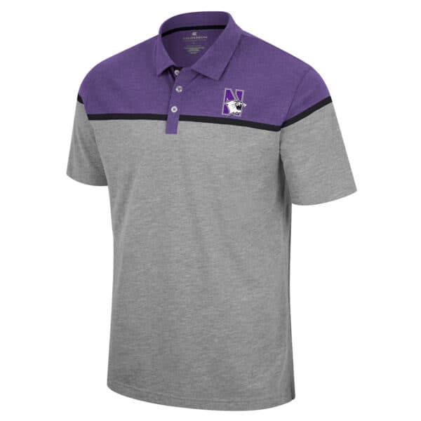 Northwestern University Wildcats Men's Colosseum Chamberlain Polo