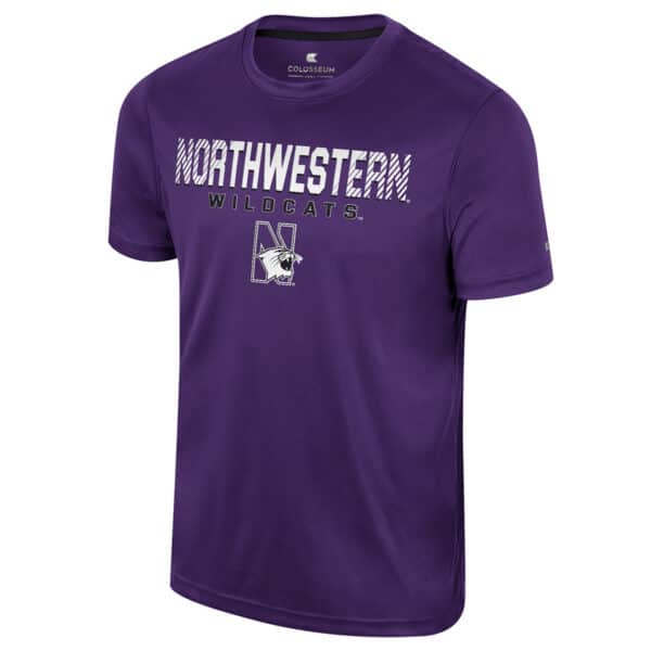Northwestern University Wildcats Colosseum Men's Purple Stan S/S Tee