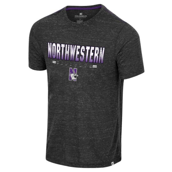 Northwestern University Wildcats Colosseum Men's Straight Modicum Of Gratitude S/S Tee