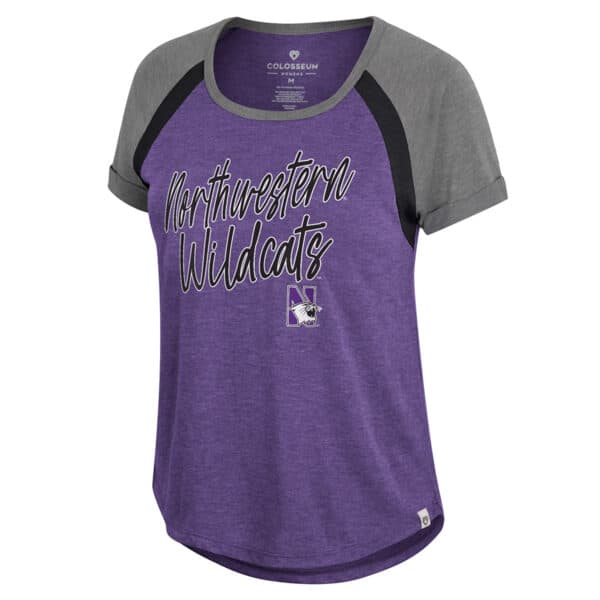 Northwestern University Wildcats Colosseum Ladies Calling My Bluff S/S Tee