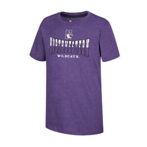 Northwestern University Wildcats  Colosseum Youth Boys Tiberius S/S Tee