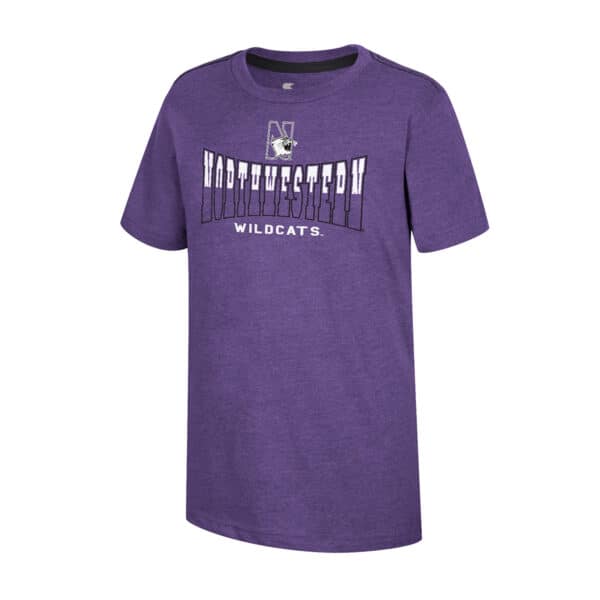 Northwestern University Wildcats  Colosseum Youth Boys Tiberius S/S Tee