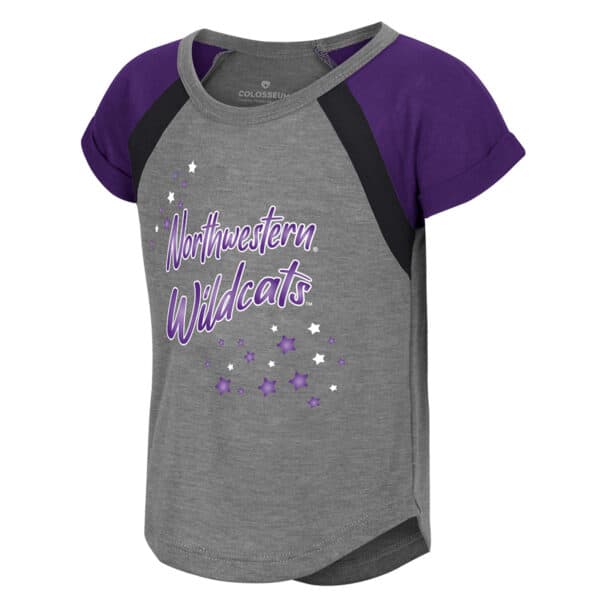 Northwestern University Wildcats Colosseum Toddler Girls Chloe Tee