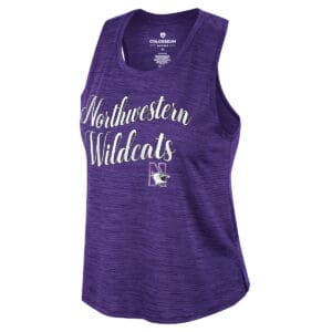 Northwestern University Wildcats Colosseum Ladies Purple Pull The Switch Tank