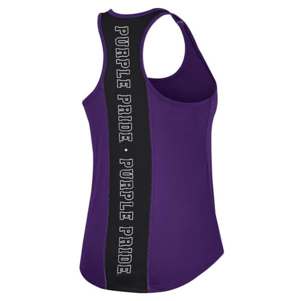 Northwestern University Wildcats Colosseum Ladies 10 Days Tank - Back Side
