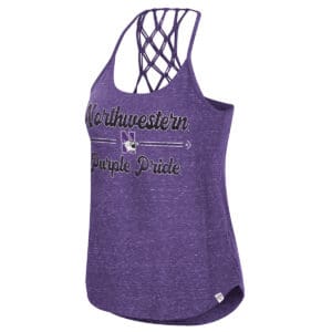 Northwestern University Wildcats Colosseum Ladies Glenda Macrame Tank