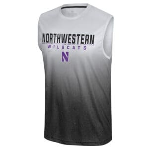 Northwestern University Wildcats Colosseum Men's Black Laws Of Physics Sleeveless Tee