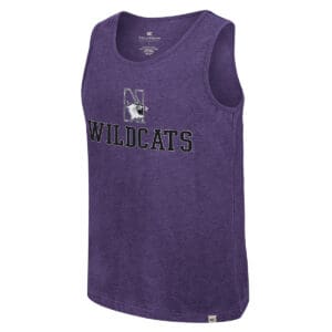 Northwestern University Wildcats Colosseum Men's Purple Only One Earth Recycled Tank