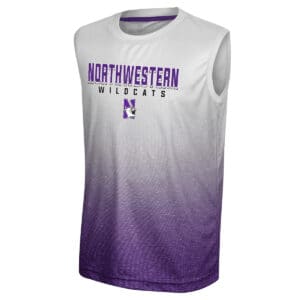 Northwestern University Wildcats Colosseum Youth Boys Max Sleeveless Tee