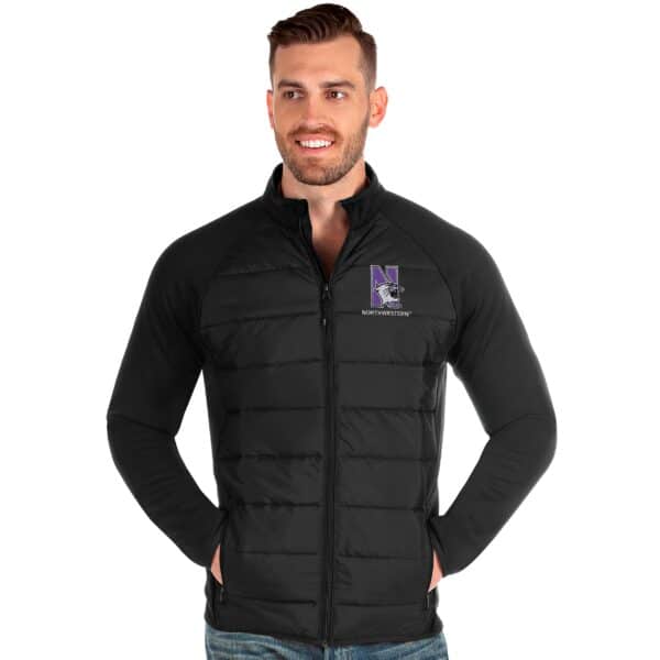 Northwestern Wildcats Men's Antigua Altitude Jacket with N-cat Design