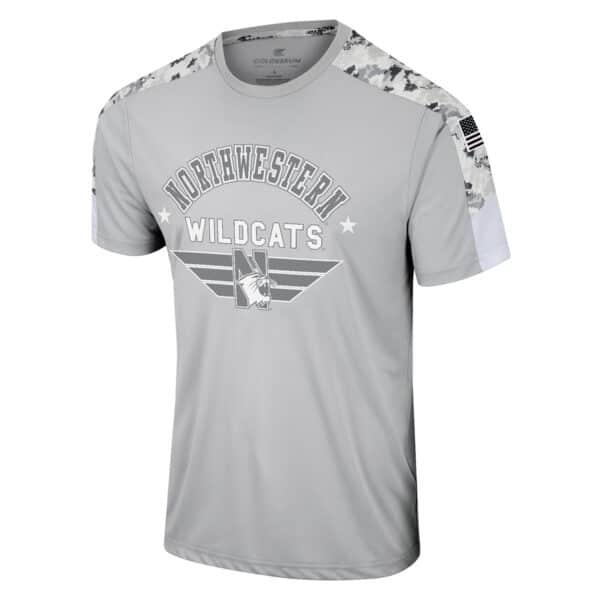 Northwestern University Wildcats Colosseum Men's Hatch OHT S/S Tee