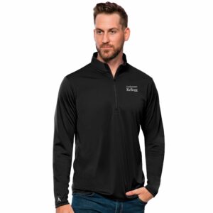 Kellogg Antigua Black Tribute 1/4 Zip Pullover