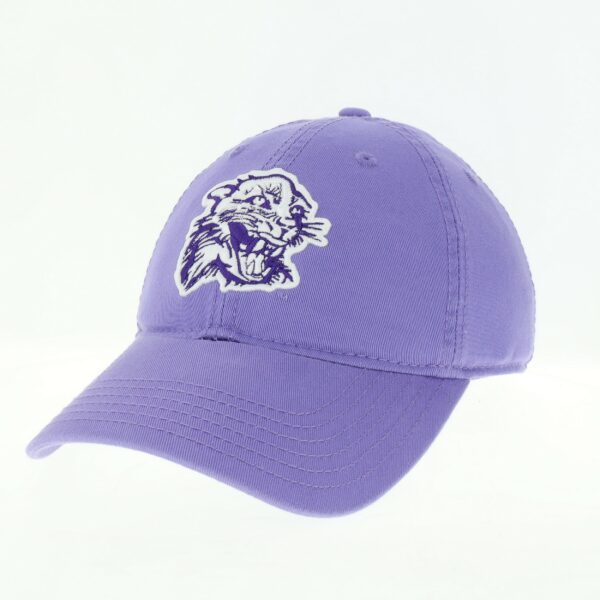 Northwestern University Wildcats Legacy Unconstructed Adjustable Lilac Hat with Vintage Cat's Head Design